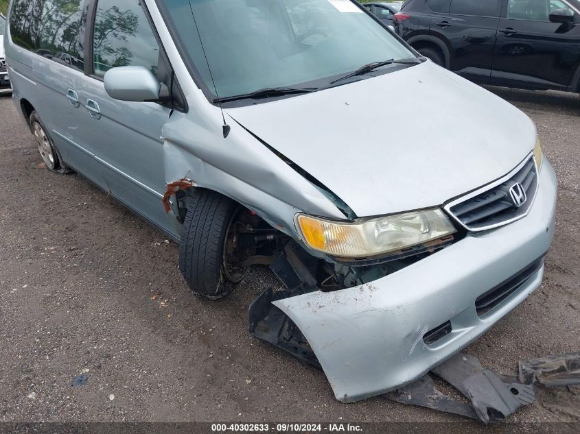 2002 Honda Odyssey Ex VIN: 2HKRL18642H588536 Lot: 40302633