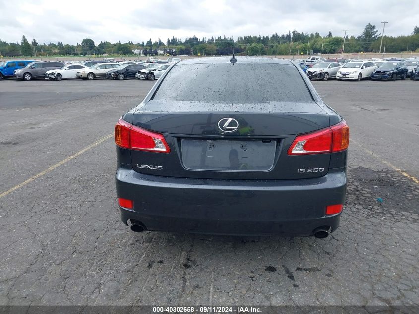 2010 Lexus Is 250 250 VIN: JTHBF5C24A2096348 Lot: 40302658