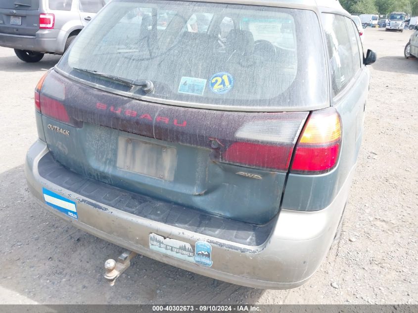 2000 Subaru Legacy Outback VIN: 4S3BH6657Y6644272 Lot: 40302673