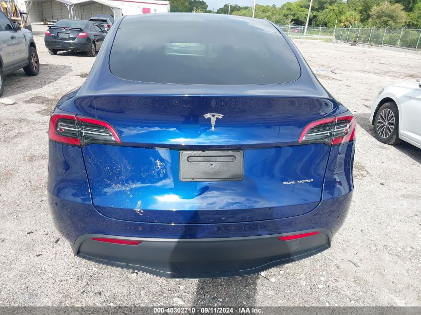 2024 TESLA MODEL Y LONG RANGE DUAL MOTOR ALL-WHEEL DRIVE - 7SAYGDEE0RA320489