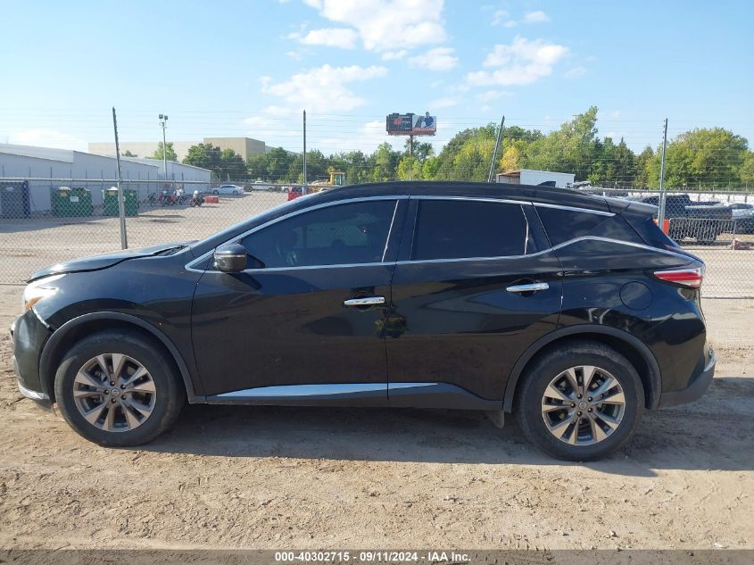 2018 Nissan Murano S/Sl/Sv/Platinum VIN: 5N1AZ2MH4JN117828 Lot: 40302715