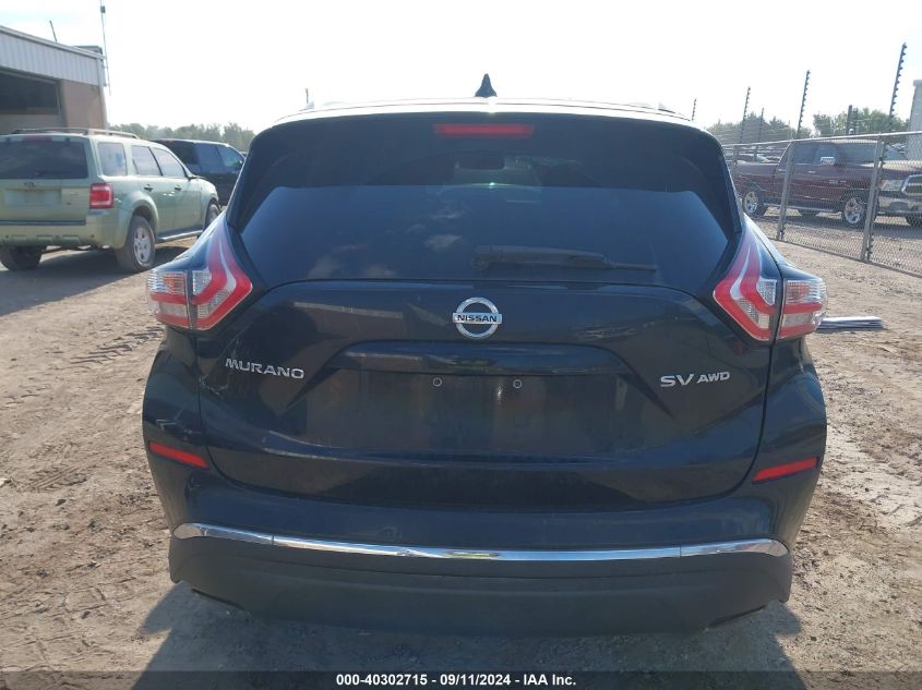 2018 Nissan Murano S/Sl/Sv/Platinum VIN: 5N1AZ2MH4JN117828 Lot: 40302715