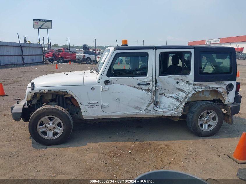 2015 Jeep Wrangler Unlimited Sport Rhd VIN: 1C4BJWKG3FL686514 Lot: 40302734