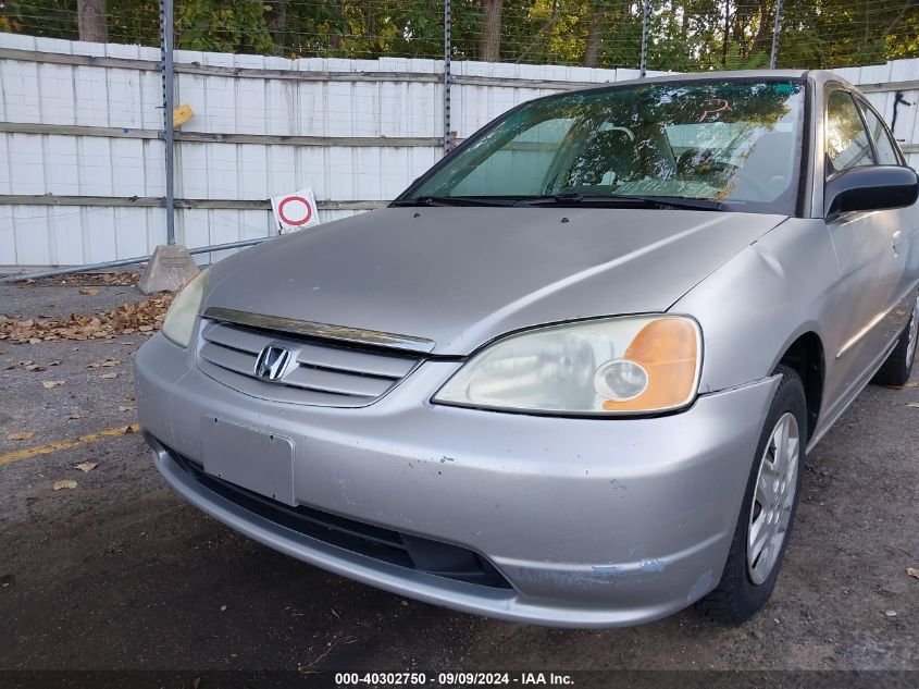 2003 Honda Civic Lx VIN: 2HGES16683H548458 Lot: 40302750