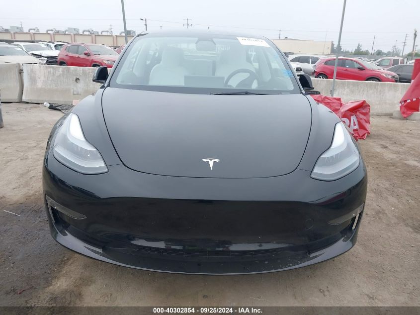 2023 Tesla Model 3 Long Range Dual Motor All-Wheel Drive VIN: 5YJ3E1EB2PF389895 Lot: 40302854