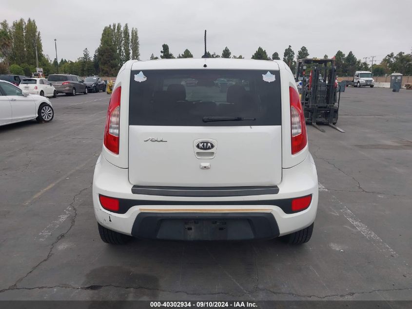 2013 Kia Soul + VIN: KNDJT2A62D7512303 Lot: 40302934