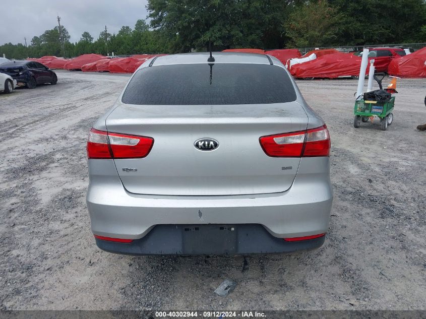 2016 Kia Rio Lx VIN: KNADM4A36G6592434 Lot: 40302944