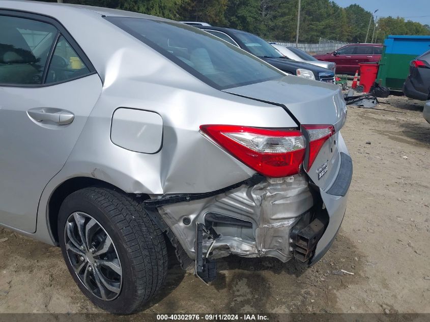 2015 Toyota Corolla Le VIN: 2T1BURHE2FC450149 Lot: 40302976