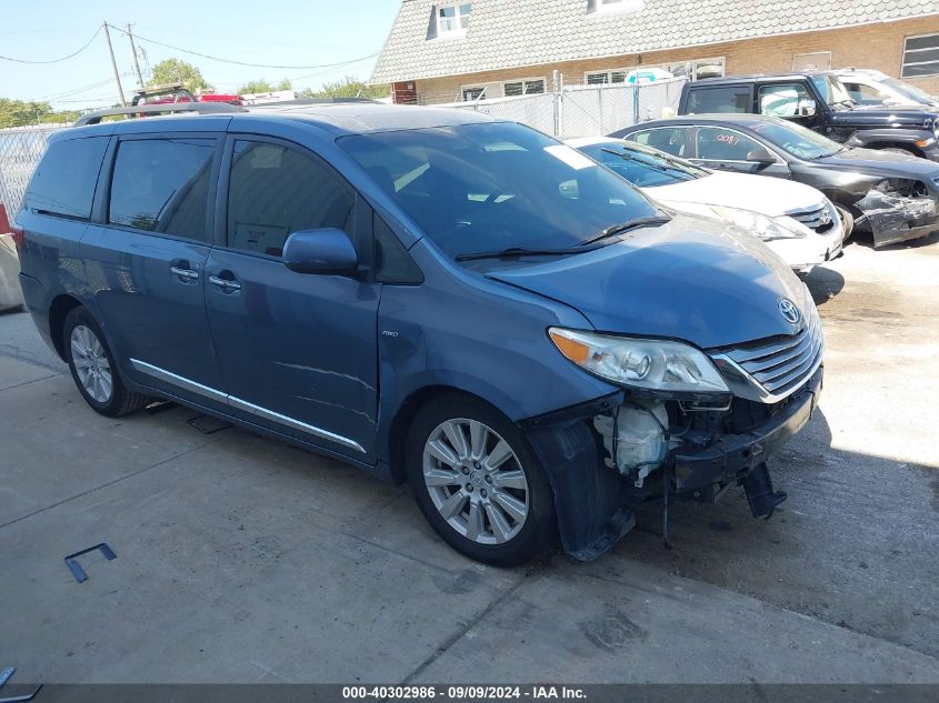 5TDDZ3DC3HS172805 2017 TOYOTA SIENNA - Image 1