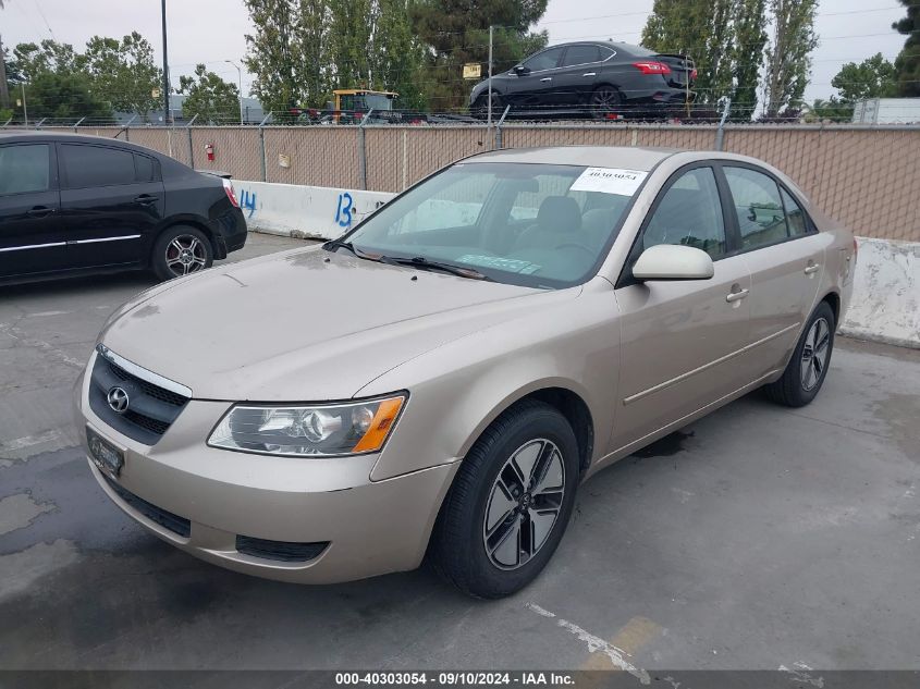 2006 Hyundai Sonata Gl VIN: KMHET46CX6A166580 Lot: 40303054