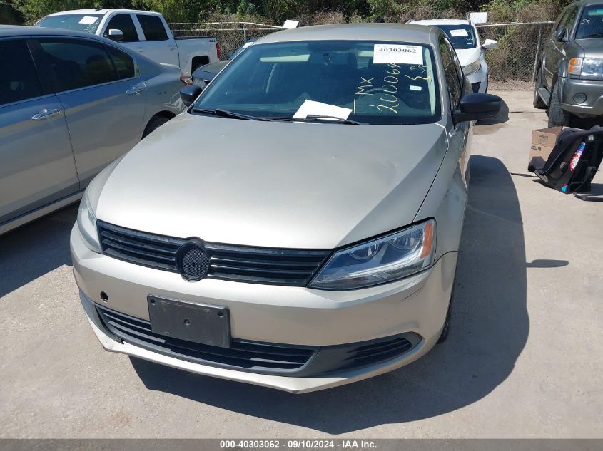 3VW2K7AJ1DM200064 2013 Volkswagen Jetta 2.0L S