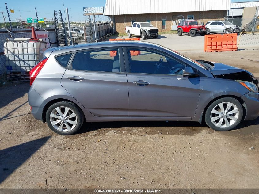 2013 Hyundai Accent Se VIN: KMHCU5AE5DU139611 Lot: 40303063