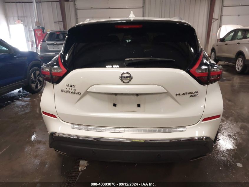 2019 Nissan Murano Platinum VIN: 5N1AZ2MS4KN146260 Lot: 40303070