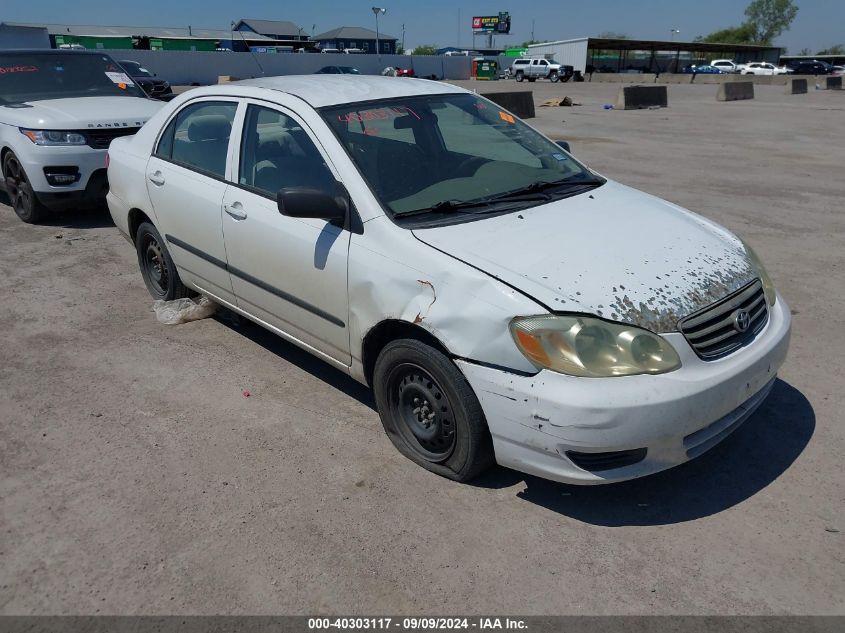 2003 Toyota Corolla Ce VIN: 1NXBR32E83Z103376 Lot: 40303117