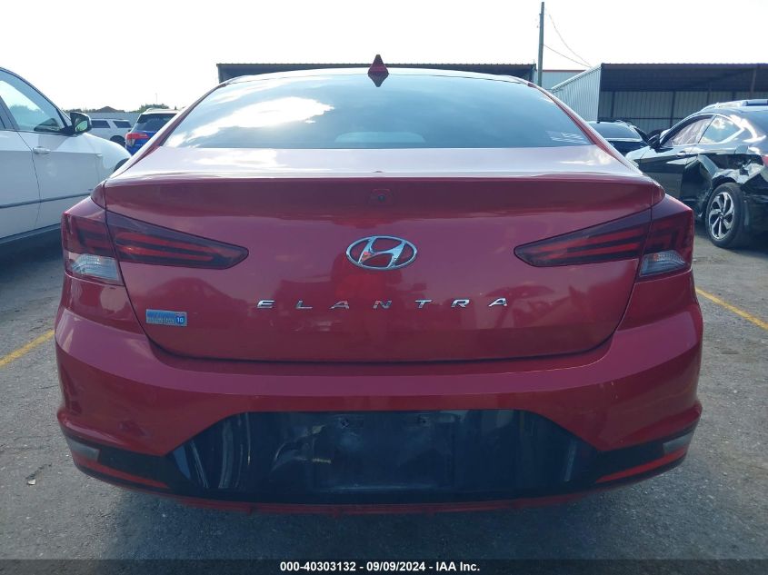 2019 Hyundai Elantra Sel VIN: 5NPD84LF4KH442786 Lot: 40303132