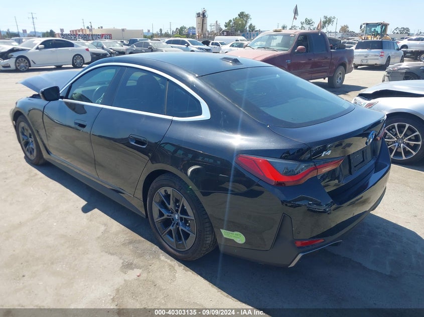2023 BMW I4 EDRIVE40 - WBY73AW04PFR25499