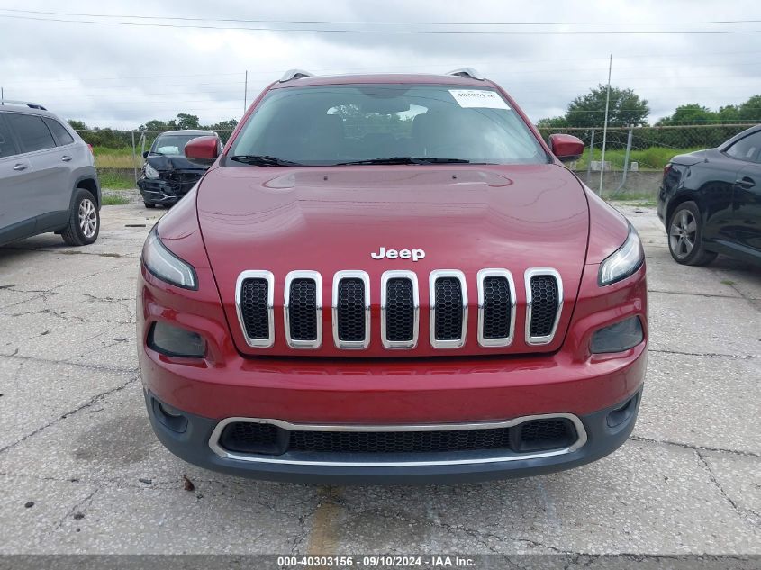 2016 Jeep Cherokee Limited VIN: 1C4PJLDB7GW371012 Lot: 40303156