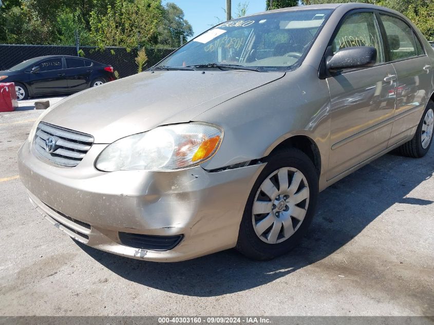 2004 Toyota Corolla Le VIN: 1NXBR32E84Z263291 Lot: 40303160