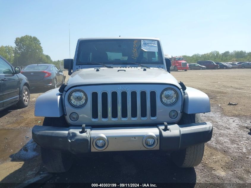 2017 Jeep Wrangler Unlimited Sahara 4X4 VIN: 1C4BJWEG8HL748911 Lot: 40303199