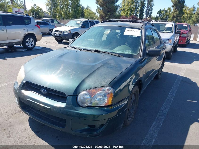 2004 Subaru Impreza 2.5Ts VIN: JF1GG65544H809824 Lot: 40303224