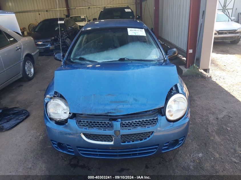 2003 Dodge Neon VIN: 1B3ES86CX3D119655 Lot: 40303241