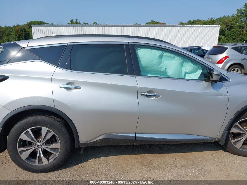 2019 Nissan Murano Sv VIN: 5N1AZ2MS9KN158274 Lot: 40303246