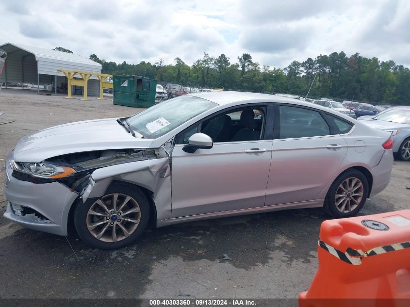 2017 Ford Fusion Se VIN: 3FA6P0H78HR281490 Lot: 40303360