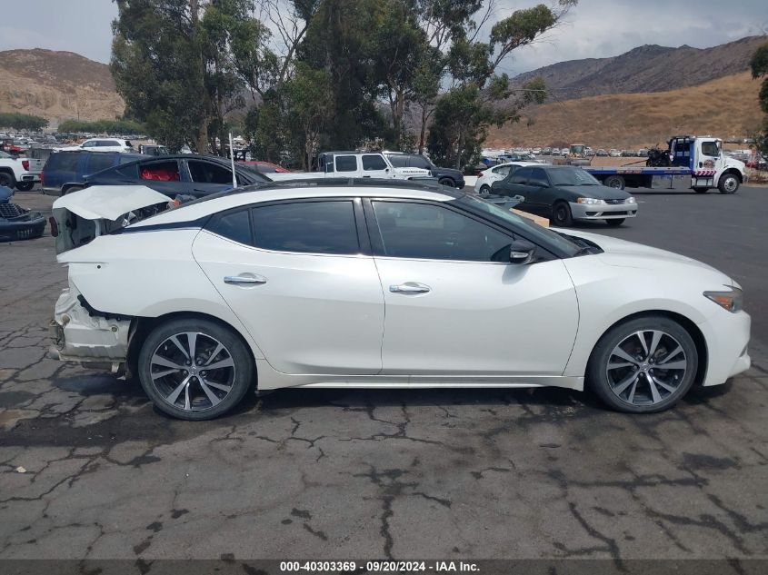 2018 Nissan Maxima 3.5 Sl VIN: 1N4AA6AP8JC399309 Lot: 40303369