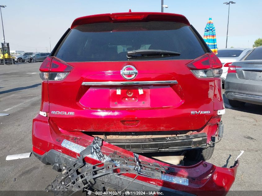 2019 Nissan Rogue Sv VIN: 5N1AT2MV4KC782247 Lot: 40303370