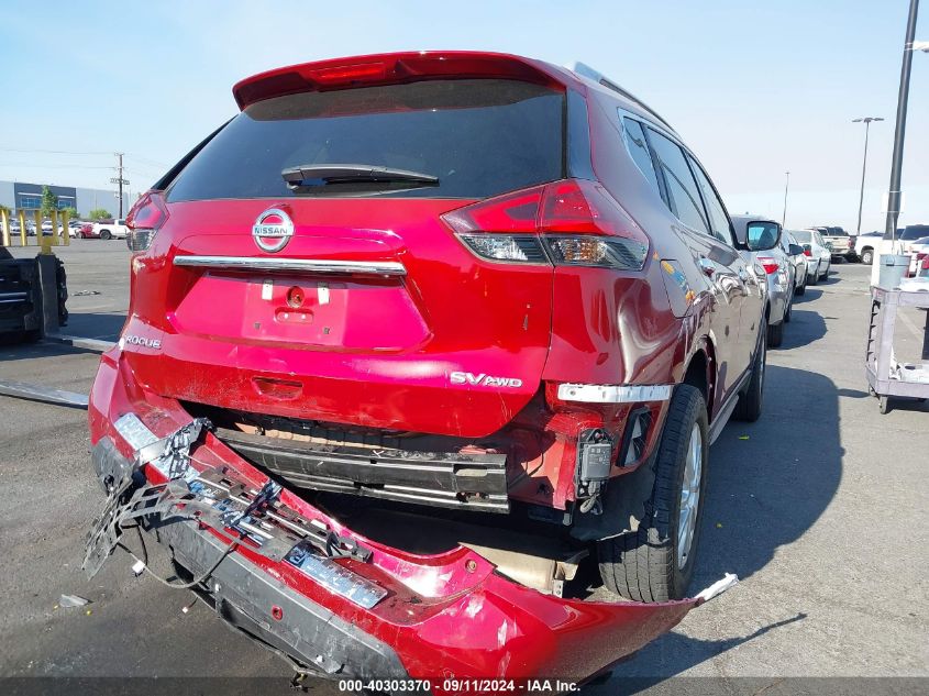 2019 Nissan Rogue Sv VIN: 5N1AT2MV4KC782247 Lot: 40303370