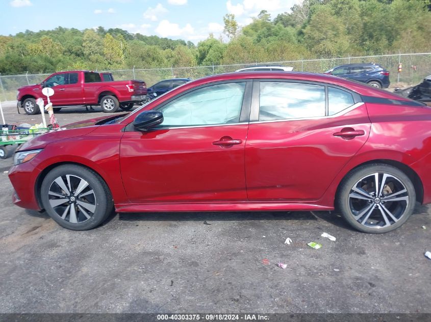 2022 Nissan Sentra Sr Xtronic Cvt VIN: 3N1AB8DV1NY228222 Lot: 40303375