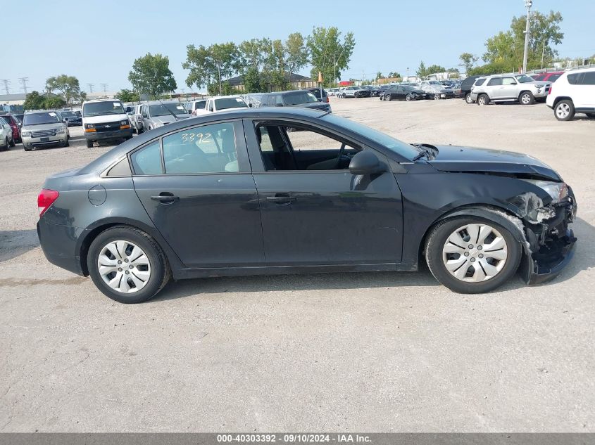 2013 Chevrolet Cruze Ls Auto VIN: 1G1PA5SHXD7310402 Lot: 40303392