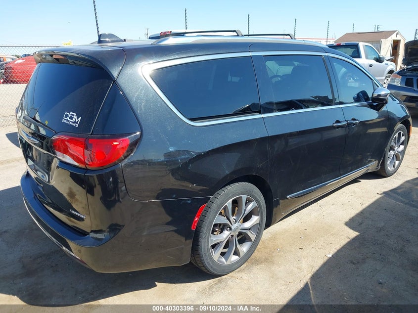 VIN 2C4RC1GG9JR186619 2018 CHRYSLER PACIFICA LIMITED