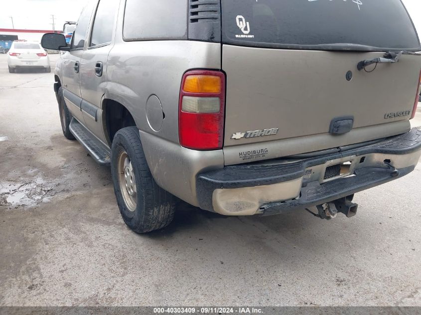 2003 Chevrolet Tahoe Ls VIN: 1GNEC13VX3J309376 Lot: 40303409