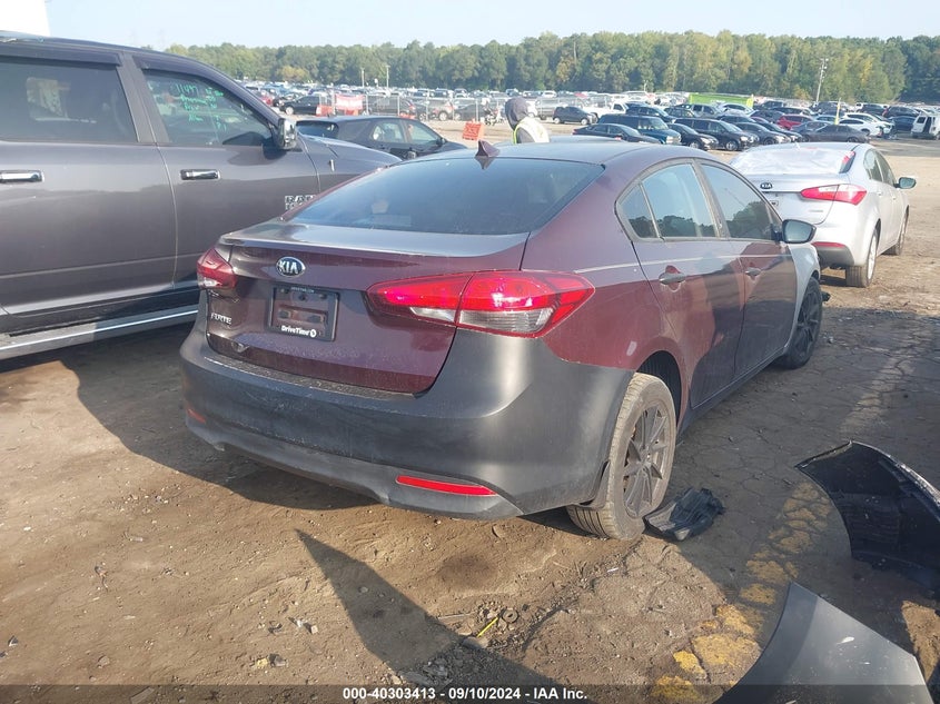 2017 KIA FORTE LX - 3KPFK4A76HE080673