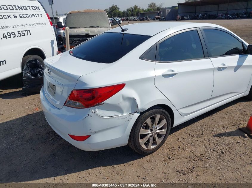 2014 Hyundai Accent Gls VIN: KMHCU4AE3EU746196 Lot: 40303445