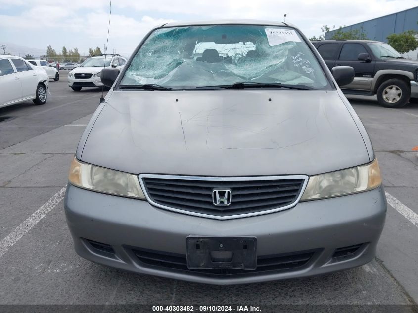 2000 Honda Odyssey Lx VIN: 2HKRL1852YH596411 Lot: 40303482