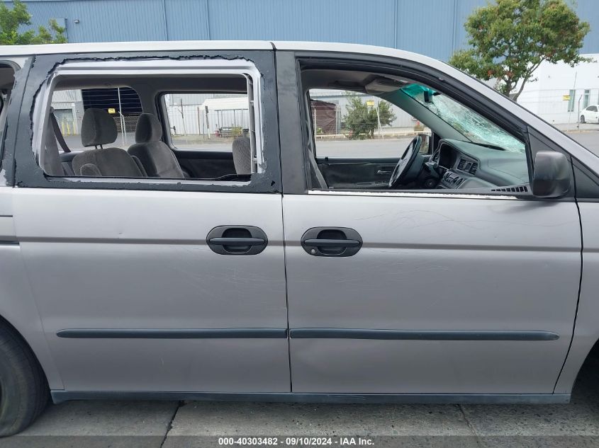 2000 Honda Odyssey Lx VIN: 2HKRL1852YH596411 Lot: 40303482