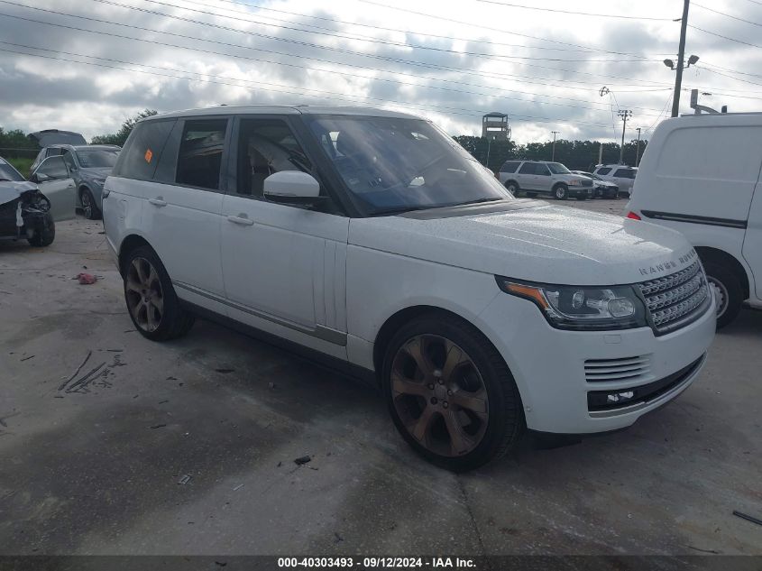 SALGS2FEXHA352850 2017 LAND ROVER RANGE ROVER - Image 1