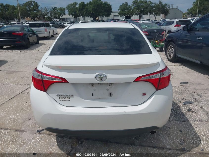 2015 Toyota Corolla S Plus VIN: 2T1BURHE8FC300689 Lot: 40303501