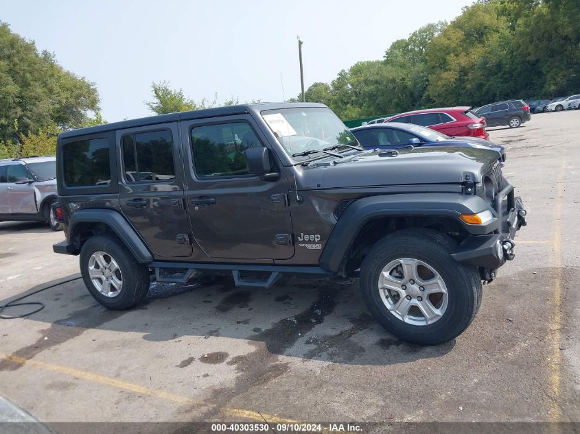 2018 Jeep Wrangler Unlimited Sport S 4X4 VIN: 1C4HJXDG3JW138503 Lot: 40303530