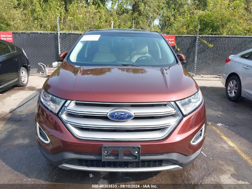 2015 Ford Edge Titanium VIN: 2FMTK4K98FBB24496 Lot: 40303533