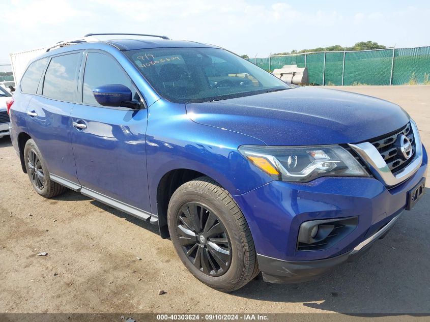 VIN 5N1DR2MMXJC639241 2018 Nissan Pathfinder, SV no.1