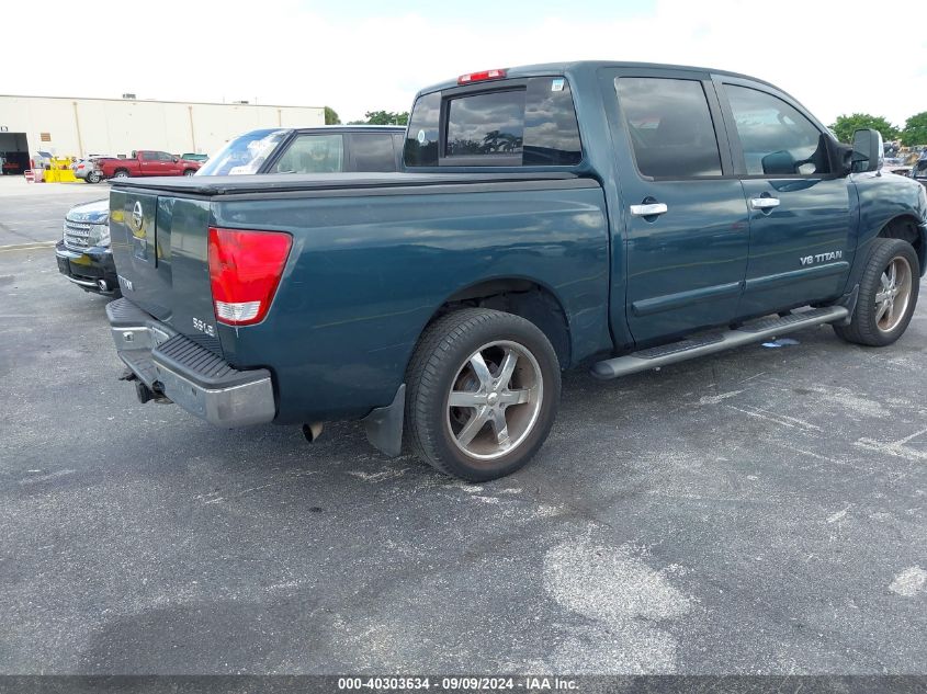 2005 Nissan Titan Le VIN: 1N6BA07A05N543991 Lot: 40303634