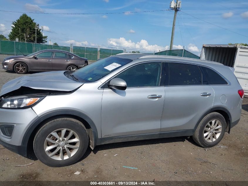 2018 Kia Sorento 2.4L Lx VIN: 5XYPGDA3XJG427112 Lot: 40303681