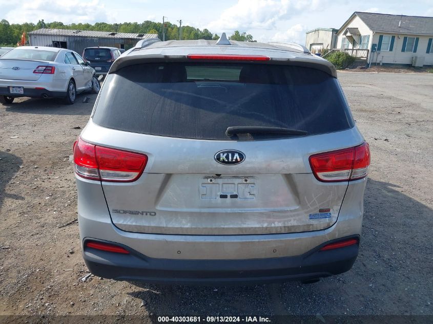 2018 Kia Sorento 2.4L Lx VIN: 5XYPGDA3XJG427112 Lot: 40303681