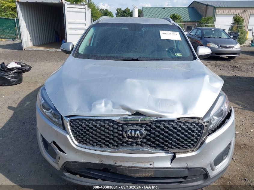 2018 Kia Sorento 2.4L Lx VIN: 5XYPGDA3XJG427112 Lot: 40303681