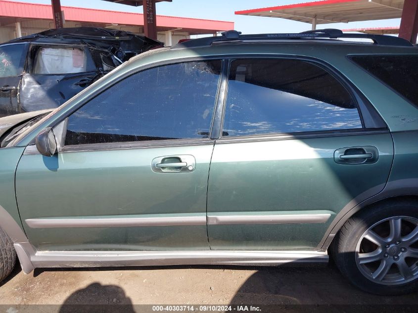 2006 Subaru Impreza Outback Sport Outback Sport/Outback Spc VIN: JF1GG68616H801459 Lot: 40303714