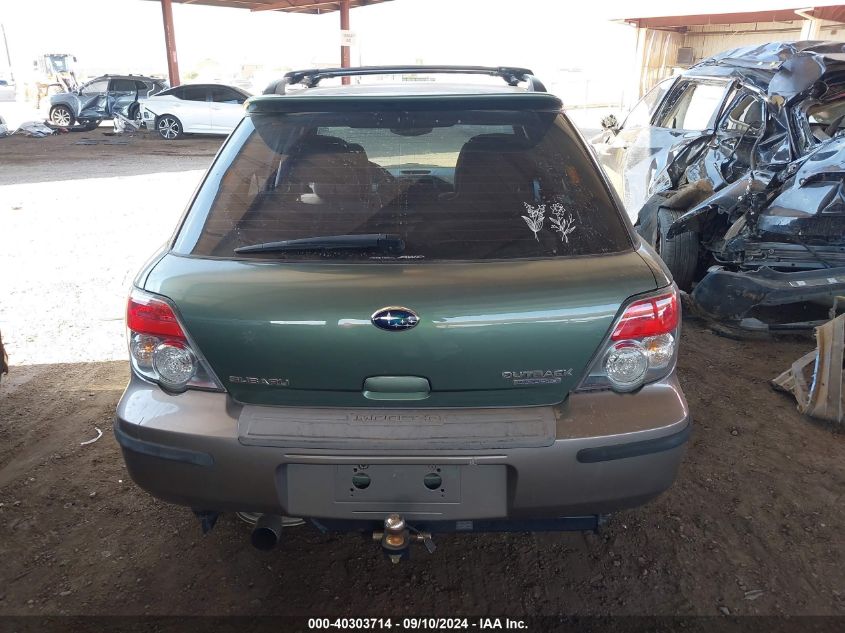 2006 Subaru Impreza Outback Sport Outback Sport/Outback Spc VIN: JF1GG68616H801459 Lot: 40303714