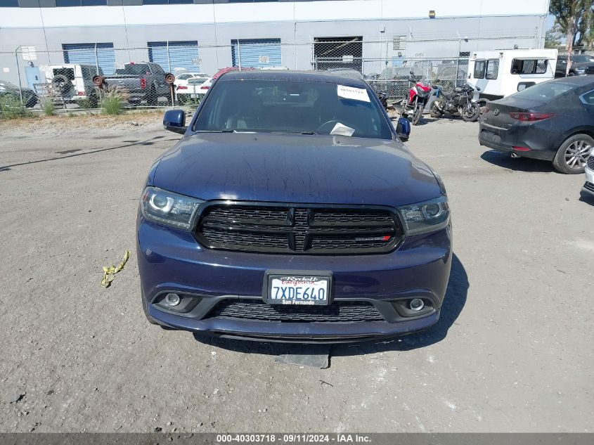 2017 Dodge Durango R/T Rwd VIN: 1C4SDHCT6HC690283 Lot: 40303718